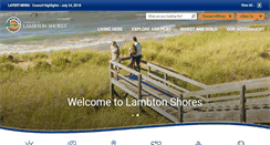 Desktop Screenshot of lambtonshores.ca